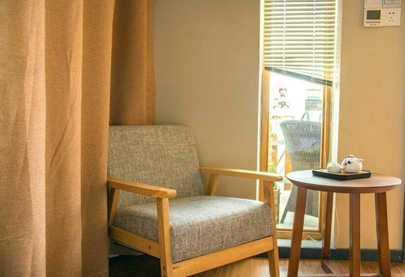 스탠다드 룸 더블 침대 2개, Fengma Feiyang Hostel