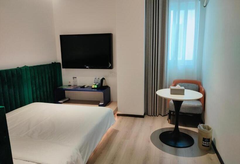 高级大房间, Shanghai Ange Hotel   Next To Longyang Road Subway Station, Near New Internatonal Expo Center