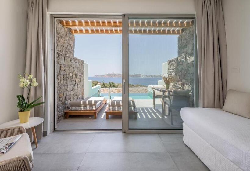 Люкс Deluxe Вид на Море, Milos Sea Resort