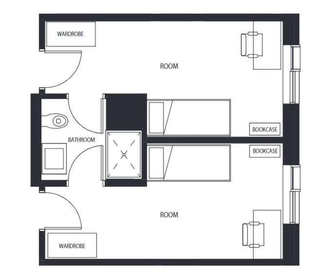 침실 2개 아파트, Dalhousie University Accommodations