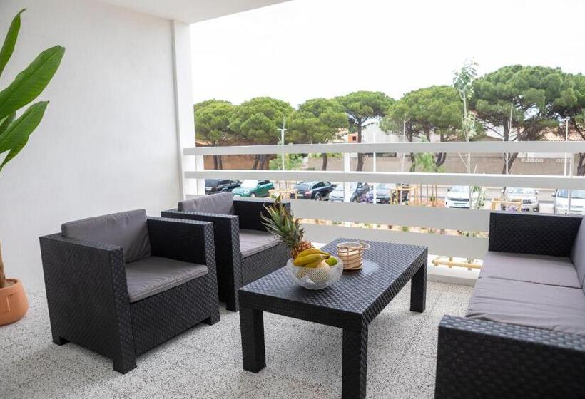Апартаменты Deluxe 1 Спальня, My Hôtel Résidences   Port Leucate