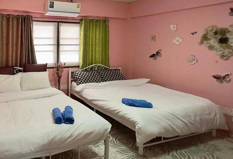 اتاق استاندارد با 2 تخت دوبل, Sea View Jomtien Guest House
