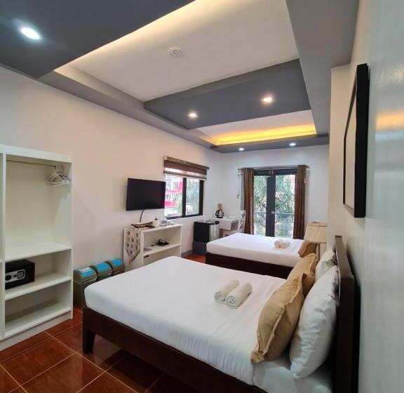 Четырехместный Номер Стандарт Вид на Море, Bayview Country Inn El Nido