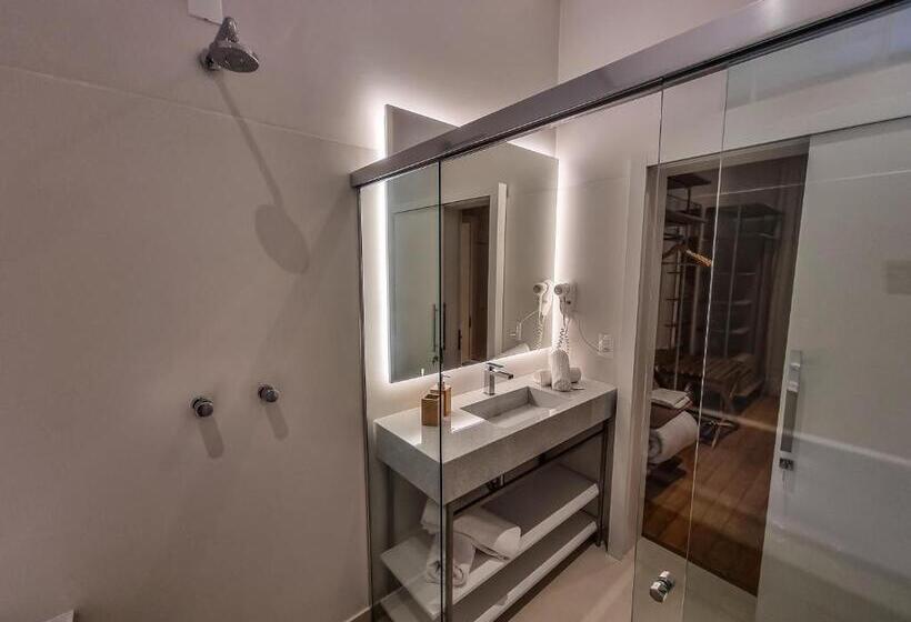 스위트 킹사이즈 침대, Mosteiro Hotel De Charme Próximo Ao Vale Dos Vinhedos