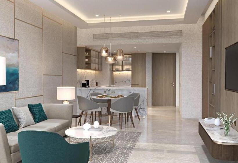 带1个卧室带观景的公寓, Intercontinental Residences Dubai Business Bay, An Ihg