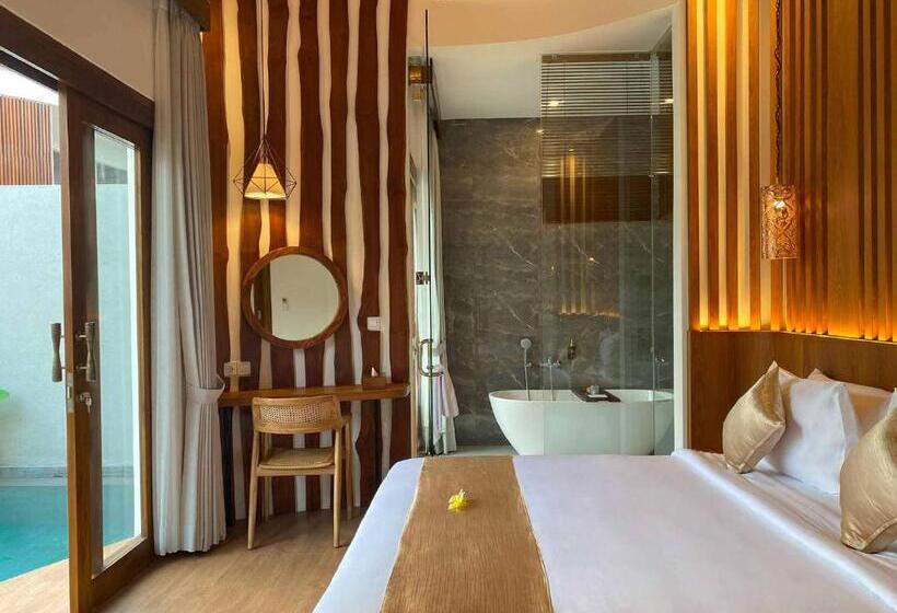 Вилла с 1 спальней и бассейном, The Prime Canggu Bali