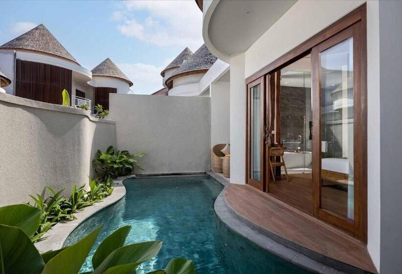 Вилла с 1 спальней и бассейном, The Prime Canggu Bali