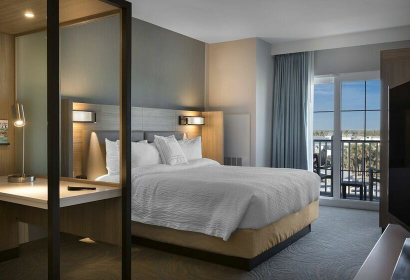 측면 바다 전망 스위트, Springhill Suites By Marriott New Smyrna Beach