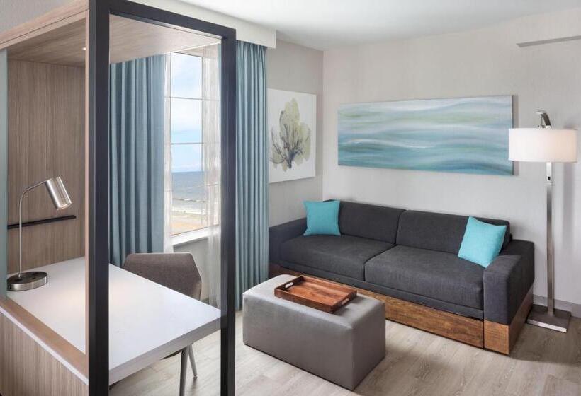 측면 바다 전망 스위트, Springhill Suites By Marriott New Smyrna Beach