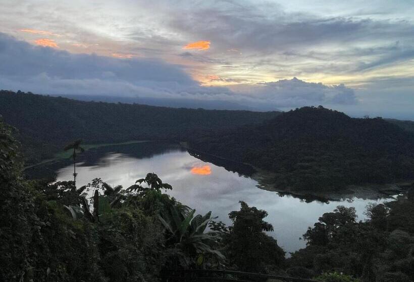 标准间带湖景, Volcan Hule Lodging