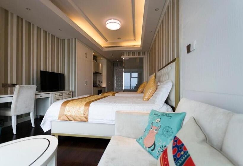 Апартаменты 1 Спальня Вид на Море, Xiamen Ocean View Suite   Xiamen University Twin Towers Branch