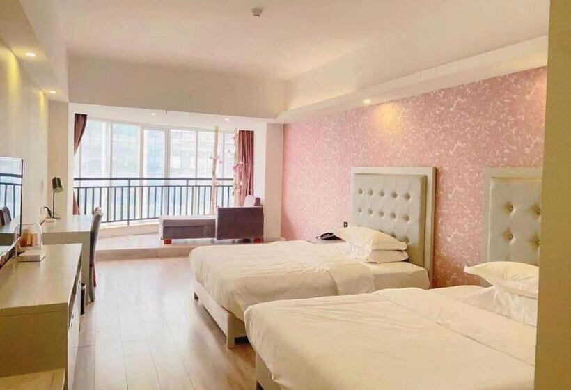 Номер Deluxe, Poltton International Apartment City Center Wanda Plaza Branch
