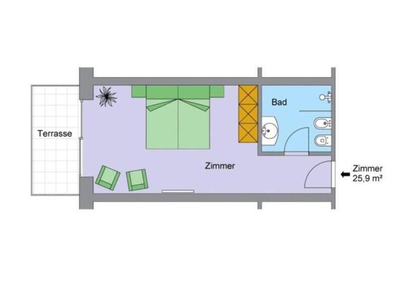 スーペリアールーム, Römerrast