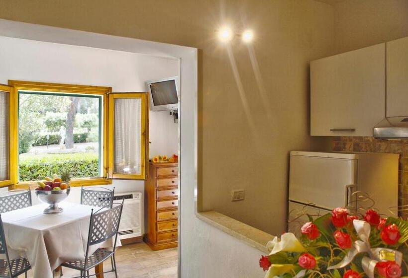 آپارتمان 1 خوابه با چشم‌انداز باغ, Country Hotel Residence Da Pilade