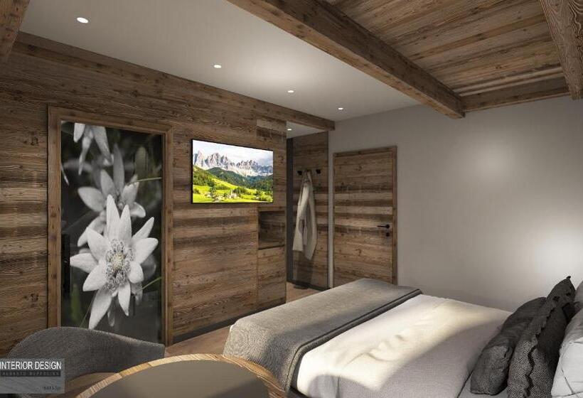 Hegyre Néző Deluxe Szoba, B&b Cèsa Planber Mountain View Ski In Ski Out