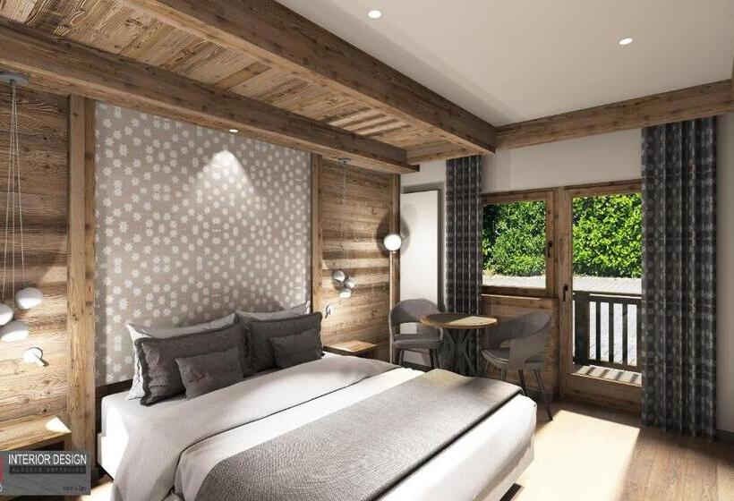 带山景的复式房间, B&b Cèsa Planber Mountain View Ski In Ski Out