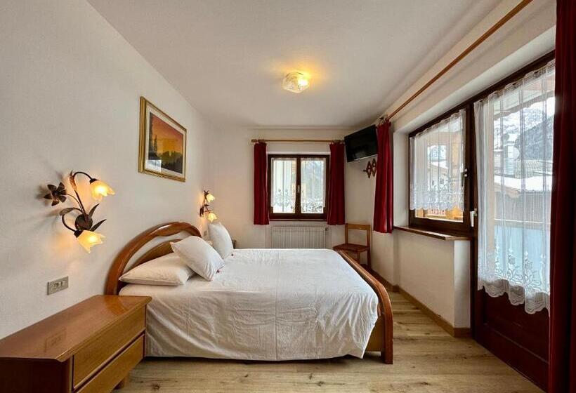 Négyszemélyes Standard Szoba Erléllyel, B&b Cèsa Planber Mountain View Ski In Ski Out