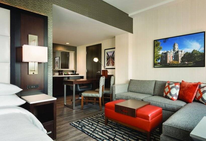 Студия Стандарт Двуспальная Кровать, Embassy Suites By Hilton Noblesville Indianapolis Convention Center