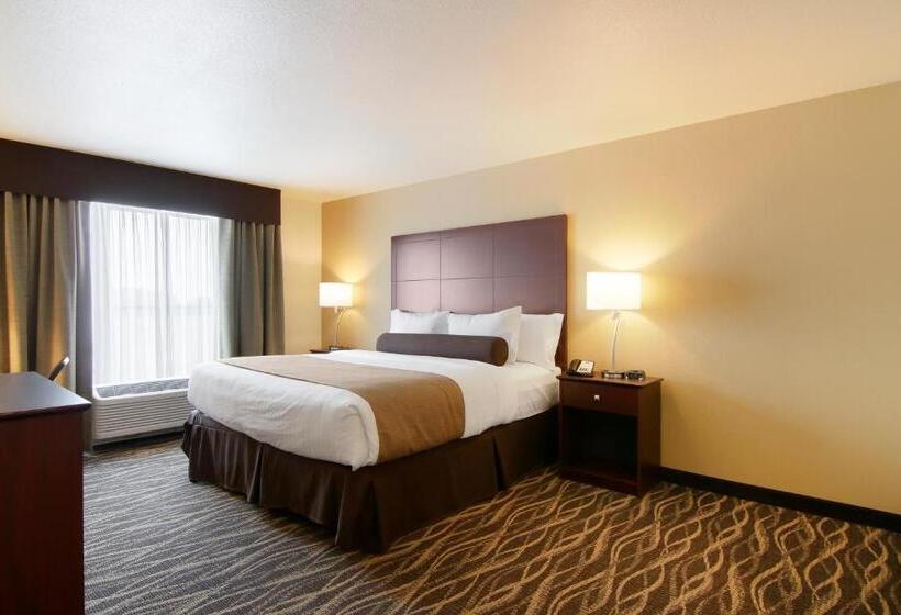 带大床的标准间, Cobblestone Inn & Suites   Menomonie/uw Stout