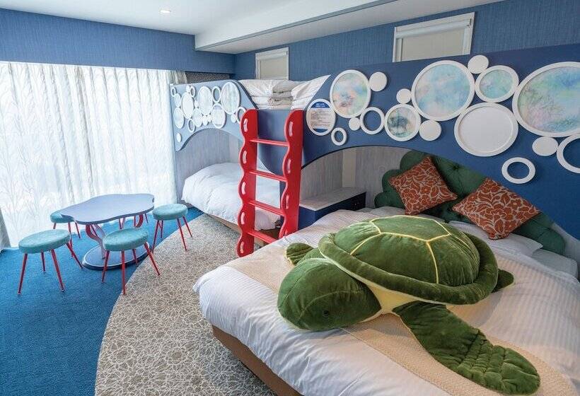 패밀리 룸, La Gent Hotel Okinawa Chatan Hotel And Hostel