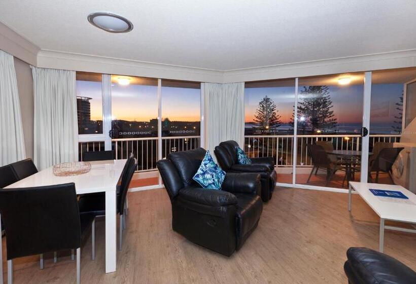 Апартаменты Deluxe 2 Спальни Вид на Море, Meridian Tower Kirra Beach