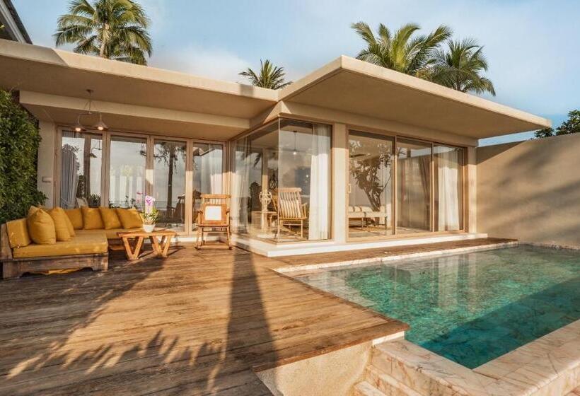 Вилла с 1 спальней и бассейном, Devasom Khao Lak Beach Resort & Villas