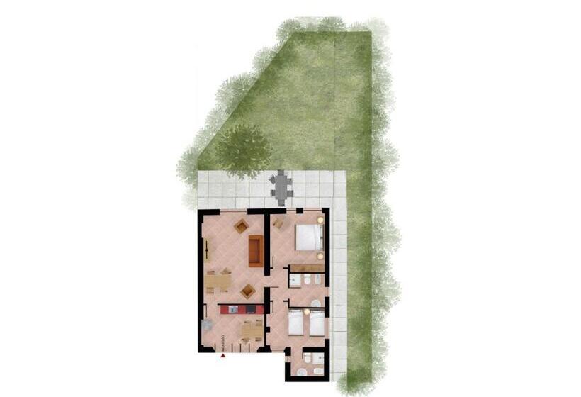 침실 1개 수피리어 아파트, Residenza Corte Casara