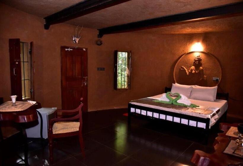 带花园景观和一个卧室的别墅, Akein Jungle Resort   Sigiriya