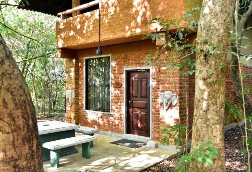 带花园景观和一个卧室的别墅, Akein Jungle Resort   Sigiriya