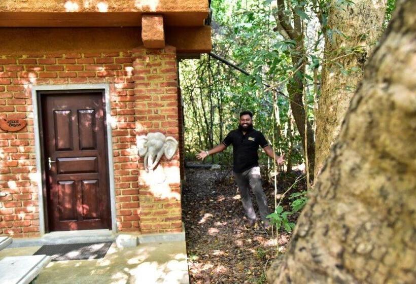带花园景观和一个卧室的别墅, Akein Jungle Resort   Sigiriya
