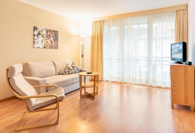 침실 1개 이코노미 아파트, Aparthotel Tropenhaus Bansin