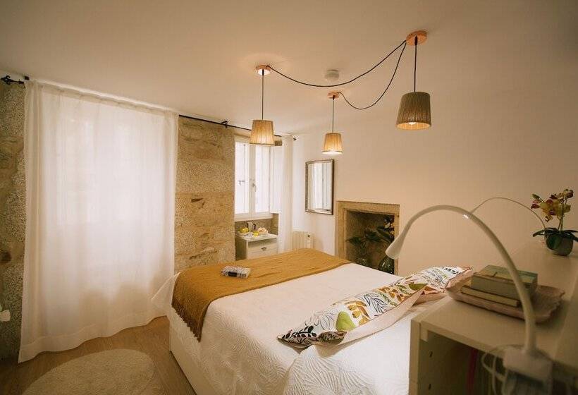 带1个卧室带花园景观的公寓, Roompedra Apartamentos Turísticos