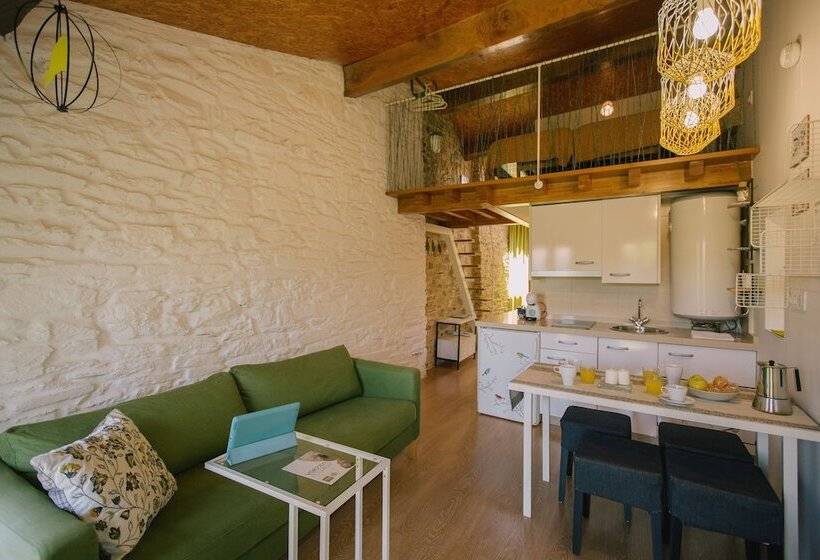 带花园景观及2个卧室的公寓, Roompedra Apartamentos Turísticos