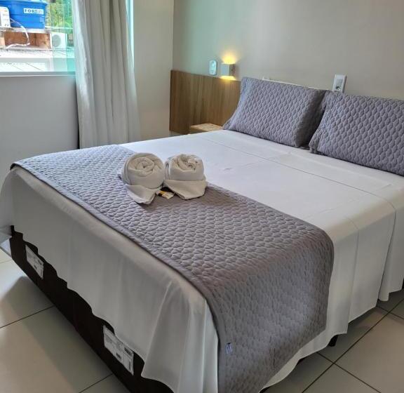 Quarto Estandar com Sacada, Pousada Concha Dourada