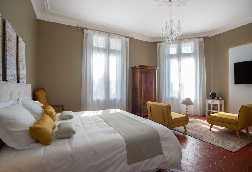 スーペリアールーム, La Domitia   Maison D Hôtes, Spa & Massages