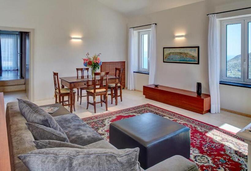 اتاق لوکس با چشم‌انداز دریا, Il Leccio   Luxury Resort Portofino Monte
