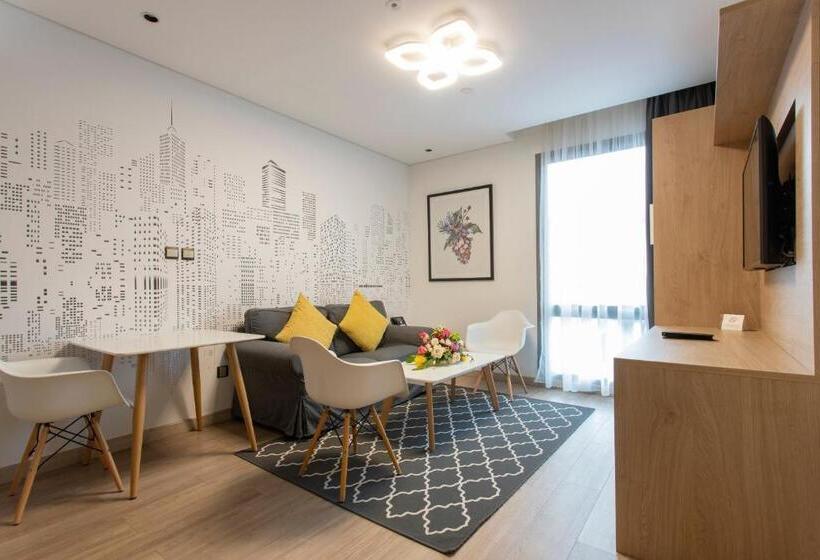 شقة غرفتين, Cindyan Apartments By The Quarter