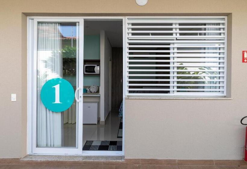 سوییت با چشم‌انداز باغ, K1 Residence Taquaral Com Garagem Incluída