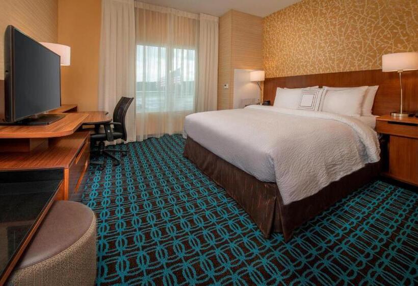 Номер Стандарт Кровать Кинг Адаптированный для Инвалидов, Fairfield Inn & Suites By Marriott Harrisburg International Airport