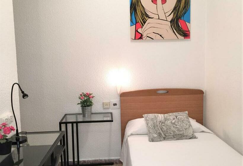 标准单人间共用浴室, Hostal Carlos Iii