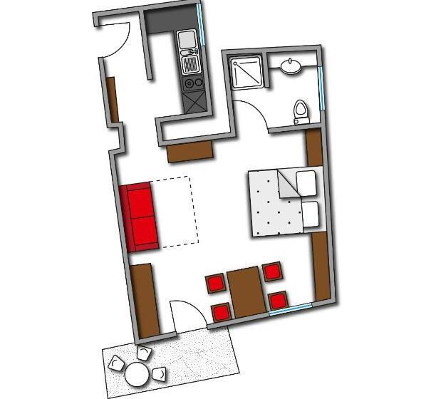 スタンダードスタジオ, Paloria Apartments & Sport