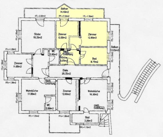 Апартаменты 1 Спальня, Biohof Niedereben