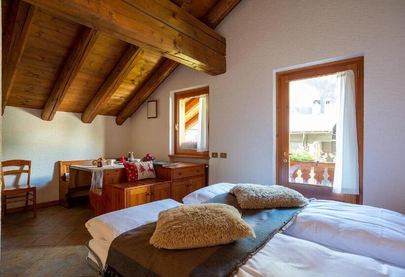 Апартаменты 1 Спальня с Видом, Residence Monterosa