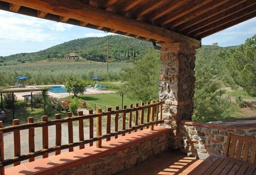 Апартаменты 1 Спальня Вид на Бассейн, Agriturismo Podere Gozzuto
