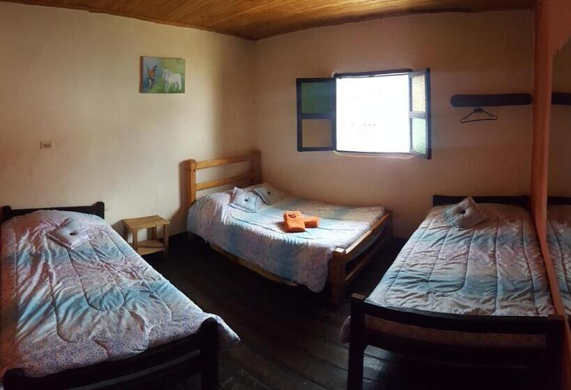 اتاق چهار تخته با دستشویی مشترک, Hostal Bambu