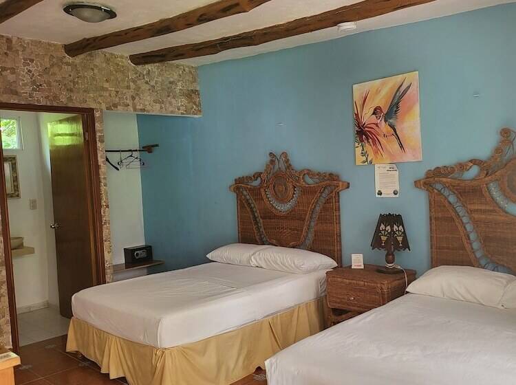 Quarto Estandar 2 Camas Casal, Villa Colibri Bacalar