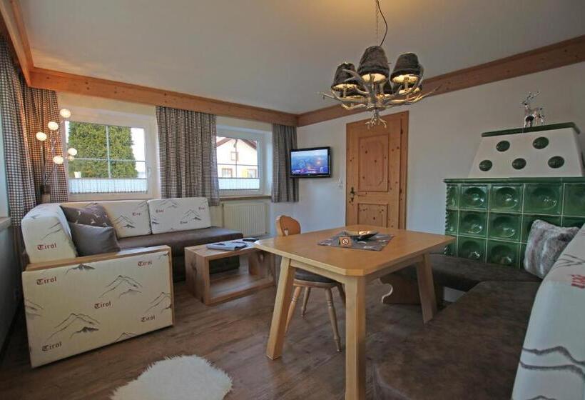 침실 2개 아파트, Appartementhotel Zugspitzhof