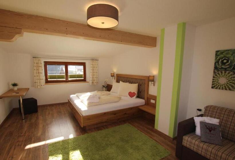 침실 2개 아파트, Appartementhotel Zugspitzhof
