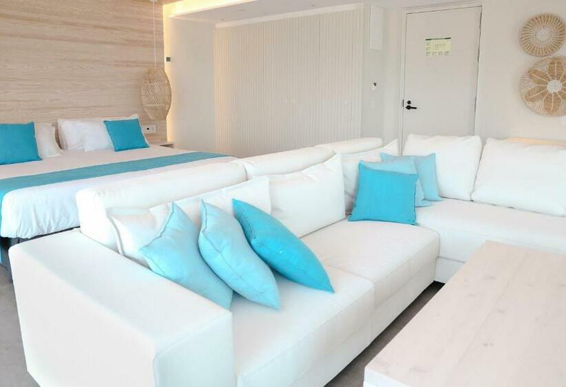 带海景的复工套房, Kaktus Hotel Kaktus Playa   Adults Recommended