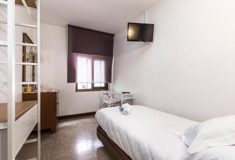 اتاق استاندارد یک تخته با سرویس بهداشتی مشترک, Hostal Viena